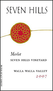 Seven Hills 2007 Seven Hills Merlot