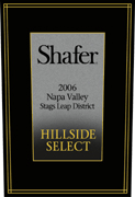 Shafer 2006 Hillside Select Cabernet