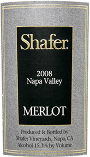 Shafer 2008 Merlot