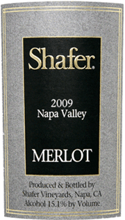 Shafer 2009 Merlot
