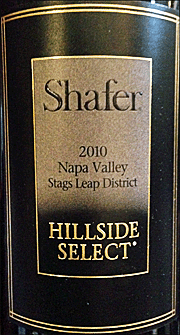 Shafer 2010 Hillside Select Cabernet