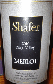 Shafer 2010 Merlot