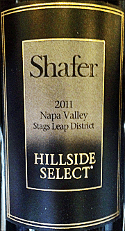 Shafer 2011 Hillside Select Cabernet Sauvignon