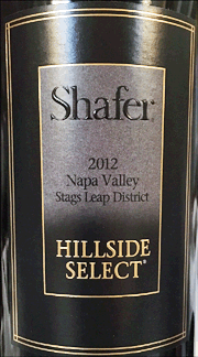 Shafer 2012 Hillside Select Cabernet Sauvignon