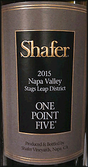 Shafer 2015 One Point Five Cabernet Sauvignon