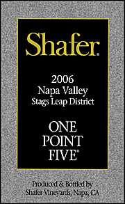 Shafer 2006 One Point Five Cabernet Sauvignon