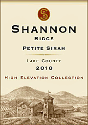Shannon Ridge 2010 High Elevation Petite Sirah