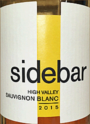 Sidebar 2015 Sauvignon Blanc