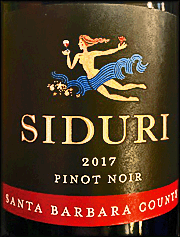 Siduri 2017 Santa Barbara County Pinot Noir