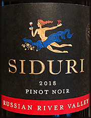 Siduri 2018 Russian River Pinot Noir