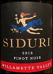 Siduri 2018 Willamette Valley Pinot Noir