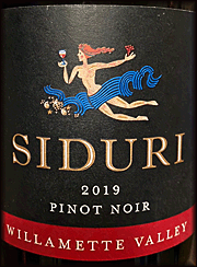 Siduri 2019 Willamette Valley Pinot Noir