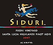 Siduri 2007 Pisoni Pinot Noir