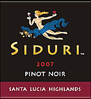 Siduri 2007 Santa Lucia Highlands Pinot Noir