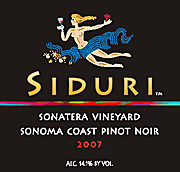 Siduri 2007 Sonatera Pinot Noir