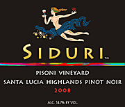 Siduri 2008 Pisoni Pinot Noir