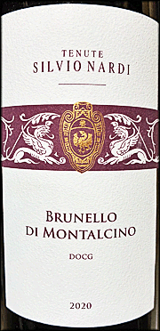 Silvio Nardi 2020 Brunello di Montalcino