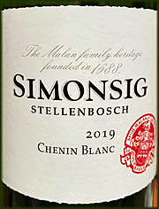 Simonsig 2019 Chenin Blanc