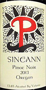 Sineann 2013 Oregon Pinot Noir