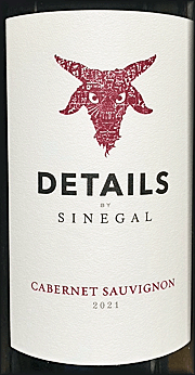 Sinegal 2021 Details Cabernet Sauvignon