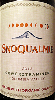 Snoqualmie 2013 Gewurztraminer