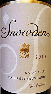 Snowden 2013 The Ranch Cabernet Sauvignon