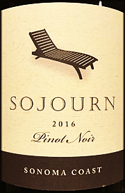 Sojourn 2016 Sonoma Coast Pinot Noir