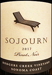 Sojourn 2017 Rodgers Creek Pinot Noir