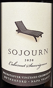 Sojourn 2020 Beckstoffer Vineyard Georges III Cabernet Sauvignon