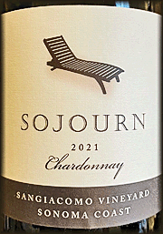 Sojourn 2021 Sangiacomo Chardonnay