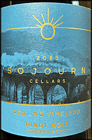 Sojourn 2023 Reuling Vineyard Pinot Noir