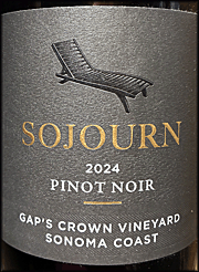 Sojourn 2024 Gap's Crown Vineyard Pinot Noir
