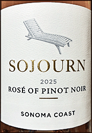 Sojourn 2025 Rose of Pinot Noir
