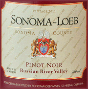Sonoma Loeb 2011 Russian River Valley Pinot Noir