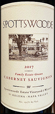 Spottswoode 2017 Cabernet Sauvignon