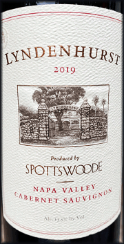 Spottswoode 2019 Lyndenhurst Cabernet Sauvignon