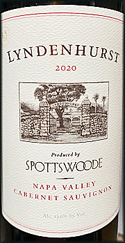 Spottswoode 2020 Lyndenhurst Cabernet Sauvignon