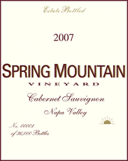 Spring Mountain 2007 Cabernet Sauvignon