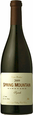 Spring Mountain 2009 Syrah