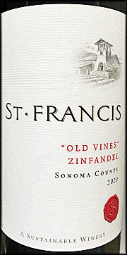 St. Francis 2020 Old Vines Zinfandel