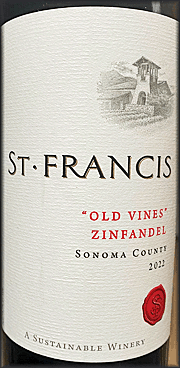 St. Francis 2022 Old Vines Zinfandel