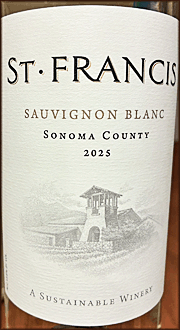 St. Francis 2025 Sonoma County Sauvignon Blanc