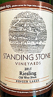 Standing Stone 2015 Old West Block Riesling