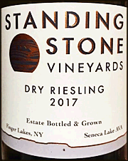 Standing Stone 2017 Dry Riesling