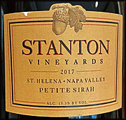 Stanton 2017 Petite Sirah