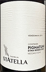 Statella 2019 Etna Rosso Pignatuni Vecchie Vigne