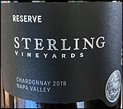 Sterling 2018 Reserve Chardonnay