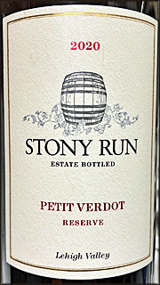 Stony Run 2020 Reserve Petite Verdot