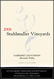 Stuhlmuller 2006 Alexander Valley Cabernet