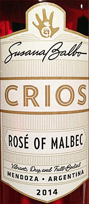 Susana Balbo 2014 Crios Rose of Malbec